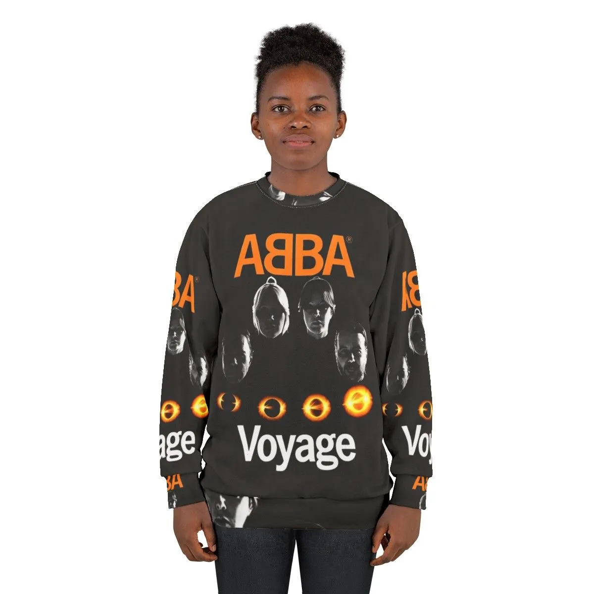 Abba Sweatshirt: Mamma Mia 70s Disco Groovy Music