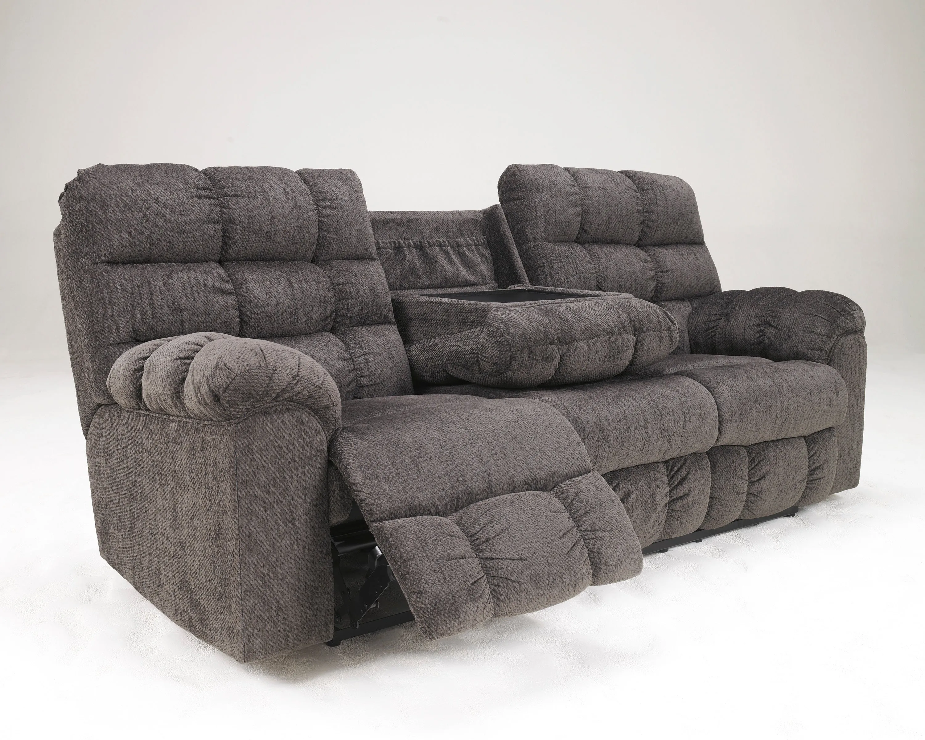 ACIEONA REC SOFA W/DROP DOWN TABLE