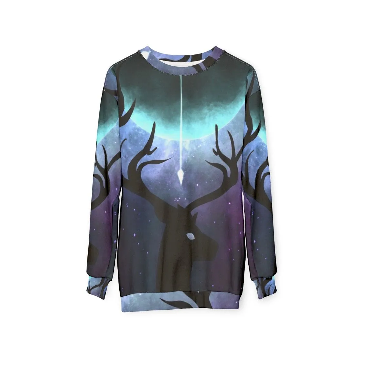 Actaeon Illustration Sweatshirt - Artemis Greek Mythology