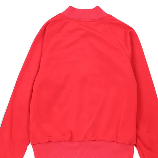 Age 12 Adidas Track Jacket - Medium Red Polyester
