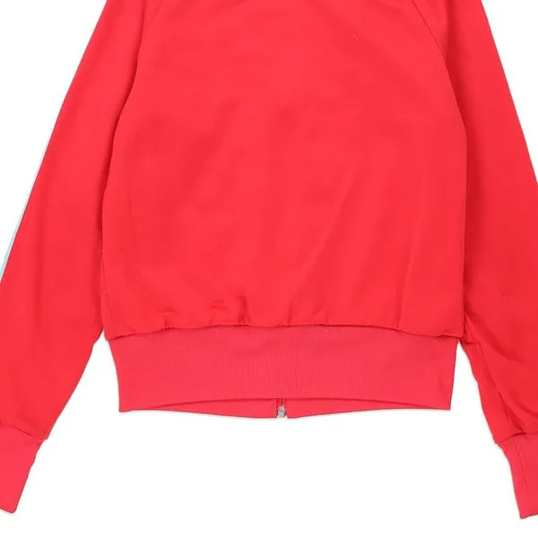 Age 12 Adidas Track Jacket - Medium Red Polyester