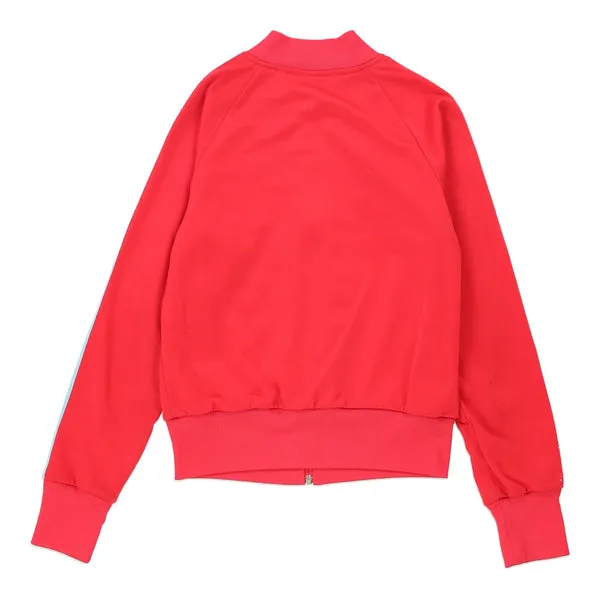 Age 12 Adidas Track Jacket - Medium Red Polyester