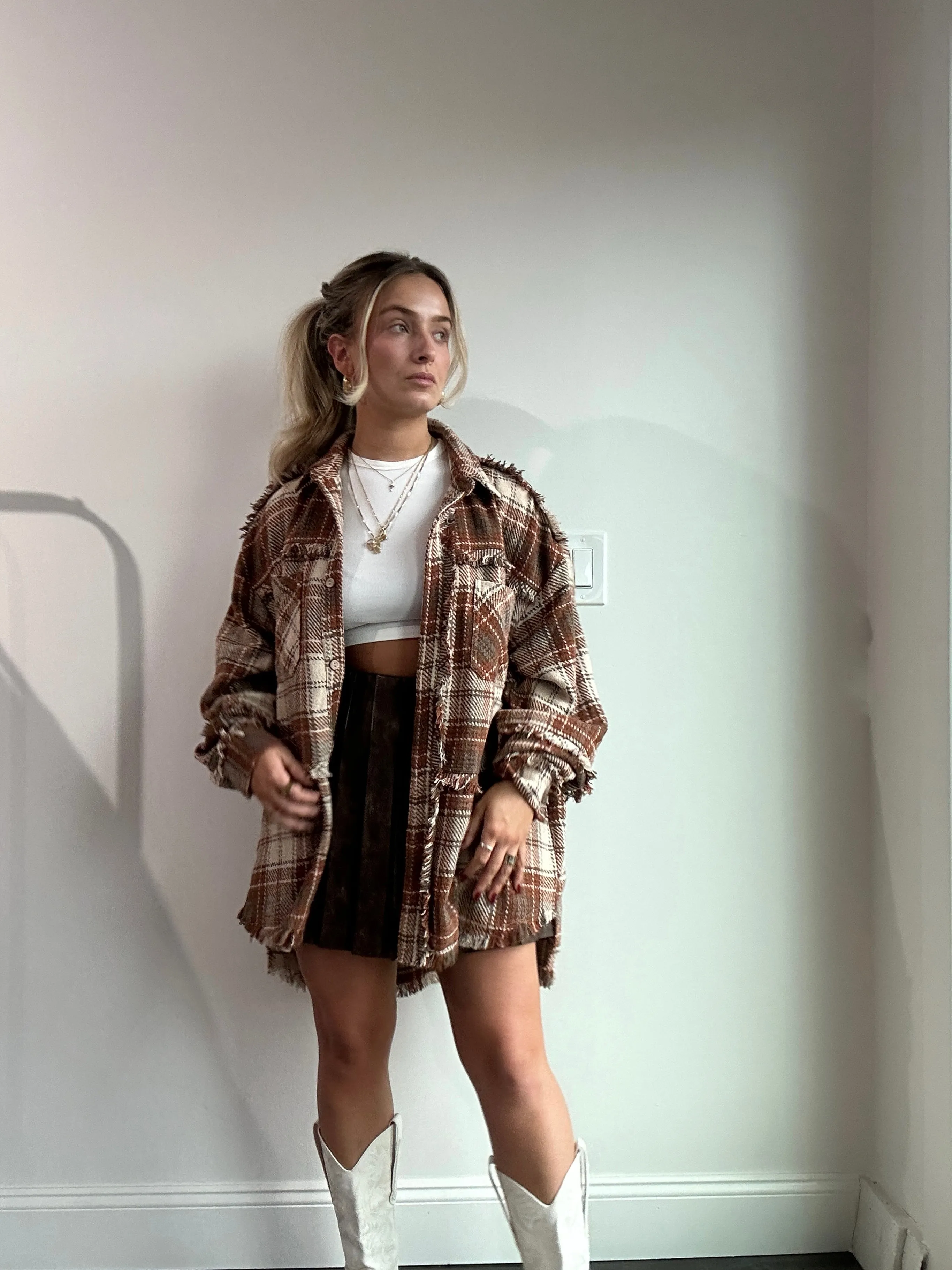 All Too Well Flannel Shacket