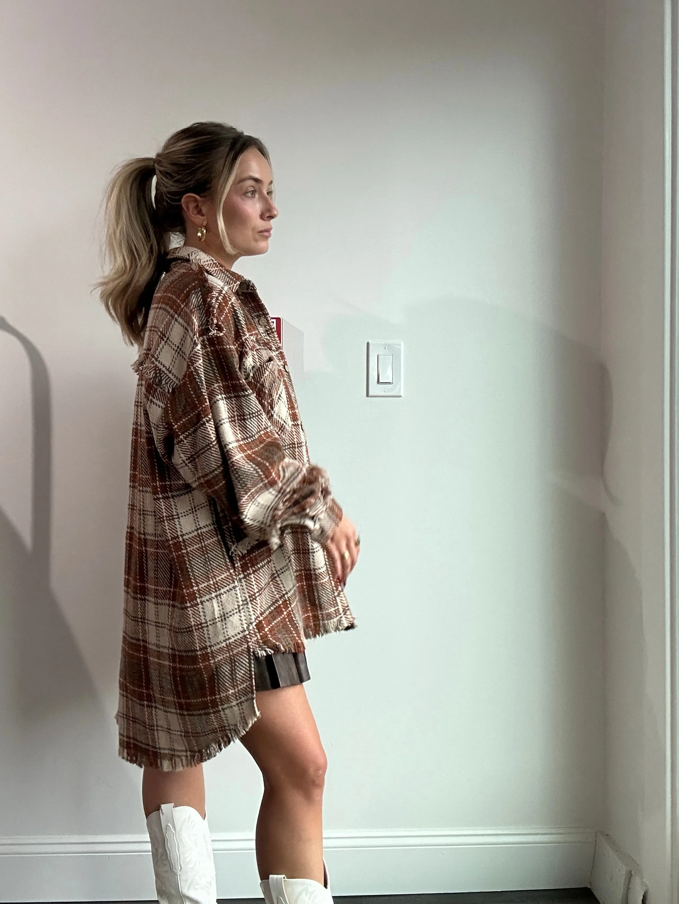 All Too Well Flannel Shacket