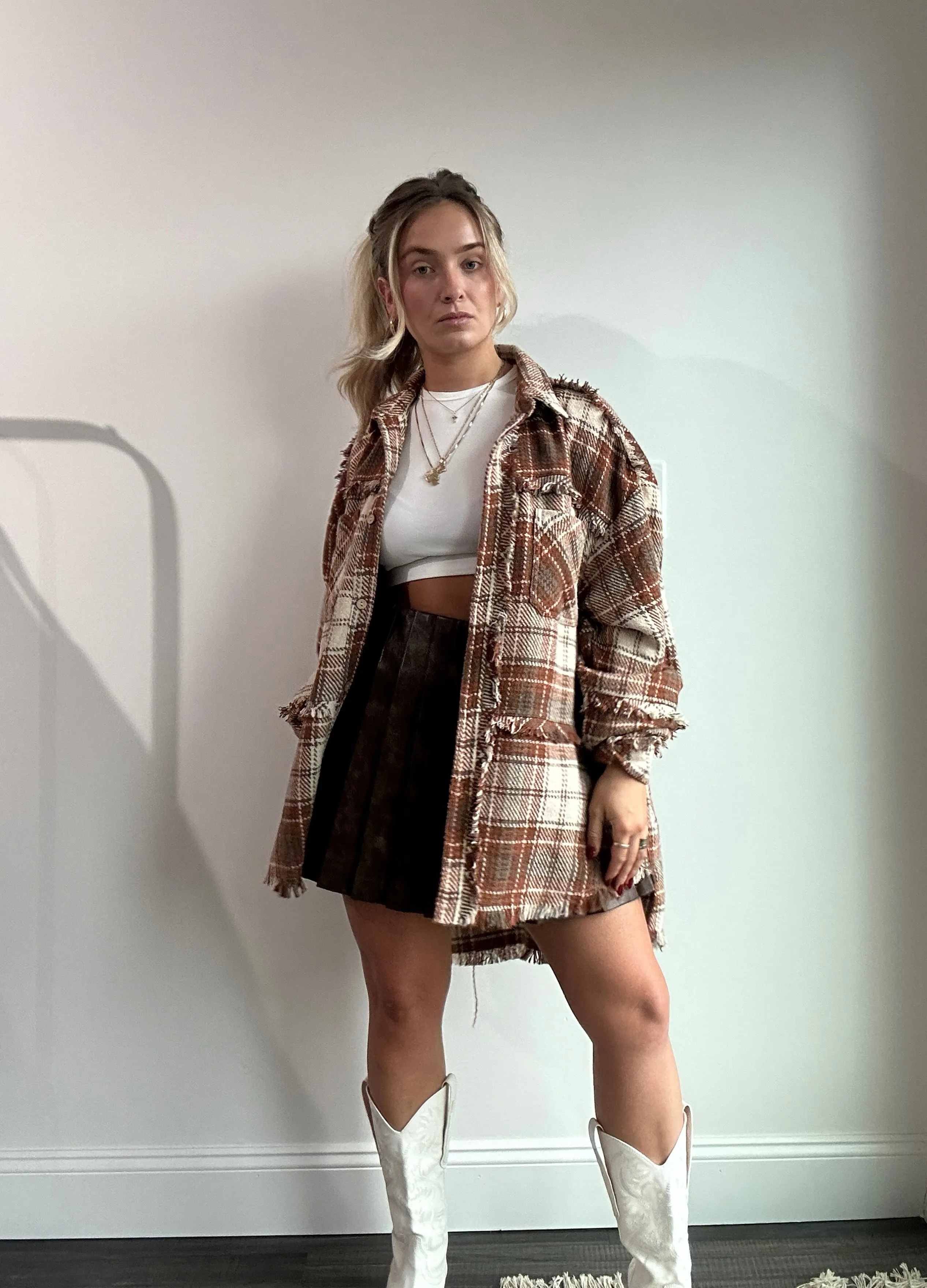 All Too Well Flannel Shacket