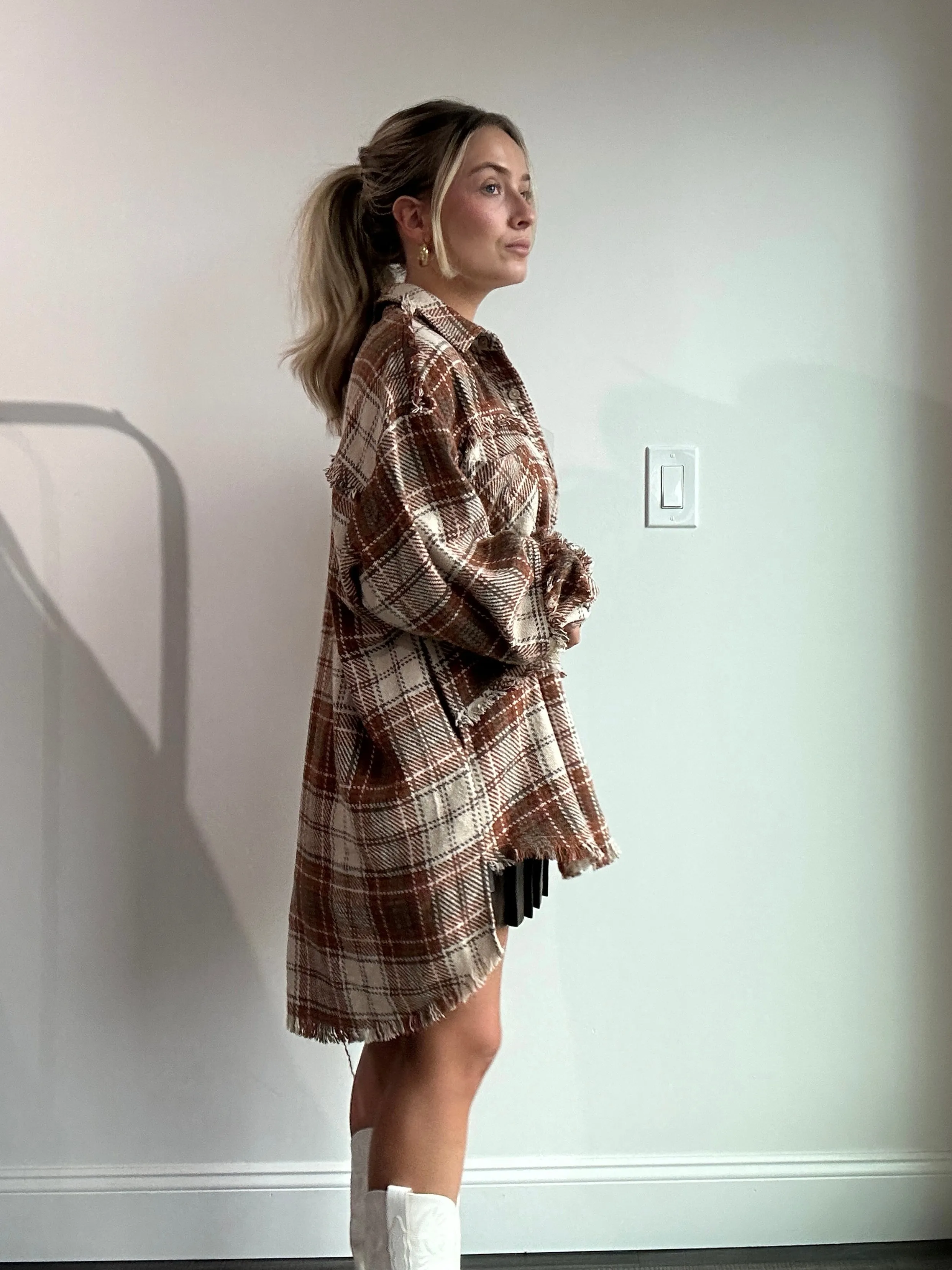 All Too Well Flannel Shacket