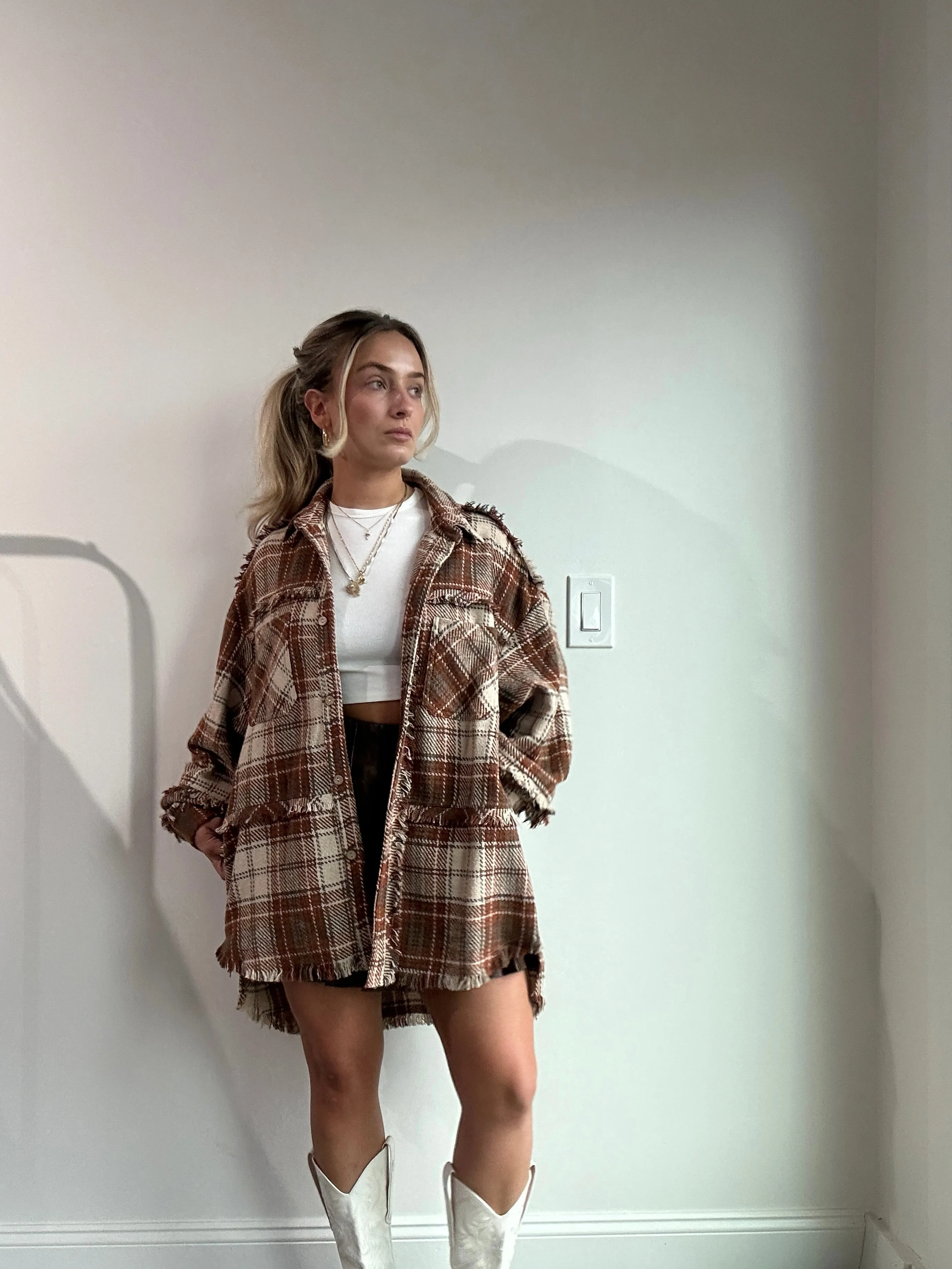 All Too Well Flannel Shacket