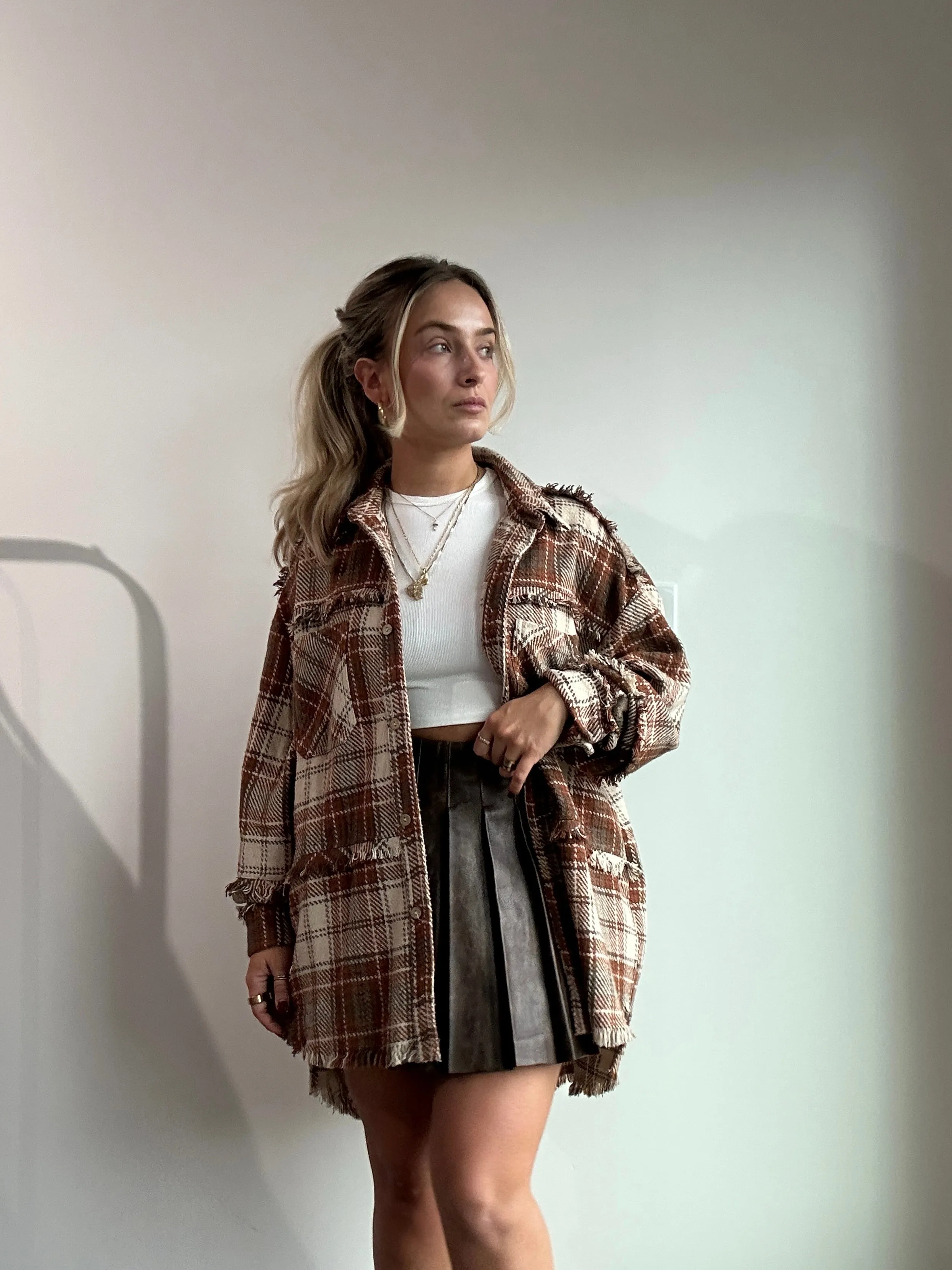 All Too Well Flannel Shacket