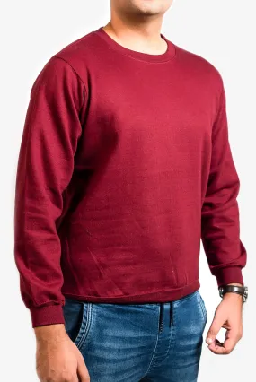 Basic Burgundy Sweatshirt // Men