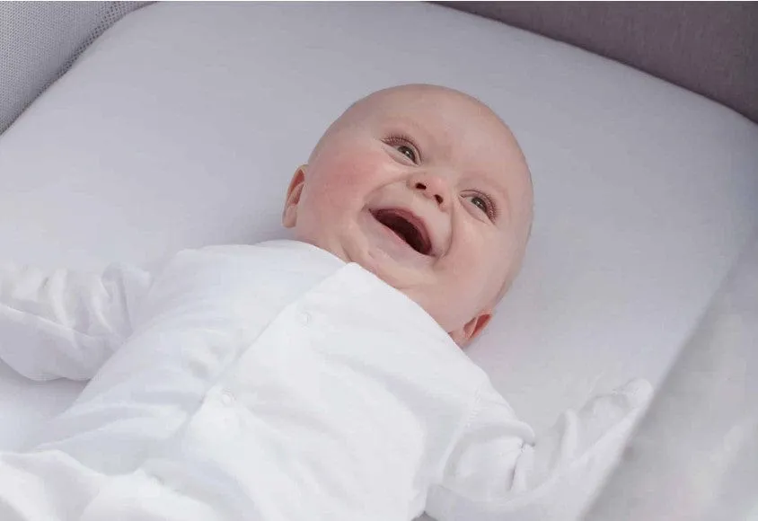 Beaba by Shnuggle Full Size Crib Airflow Mattress White