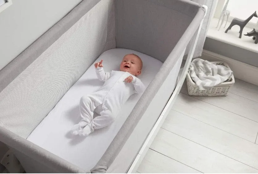 Beaba by Shnuggle Full Size Crib Airflow Mattress White