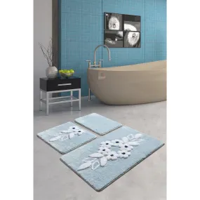 Bella - Blue  Bath Mat
