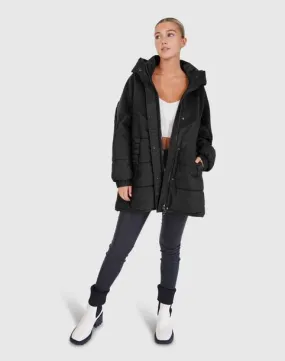 Belle & Bloom Say It Again Quilted Jacket Black
