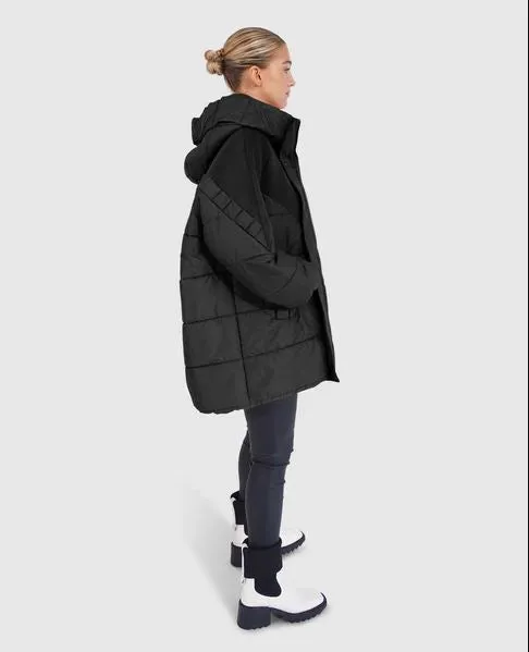 Belle & Bloom Say It Again Quilted Jacket Black