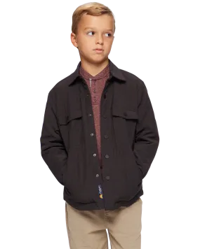 BOYS CHAPIN FLANNEL-LINED QUILTED JACKET