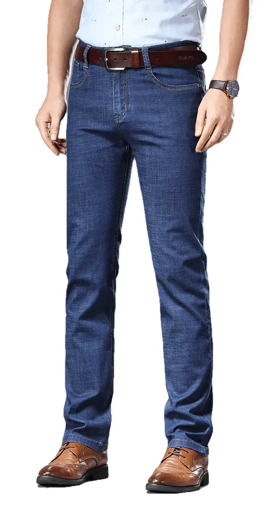 Casual Slim Fit Straight High Stretch Feet Skinny Jeans