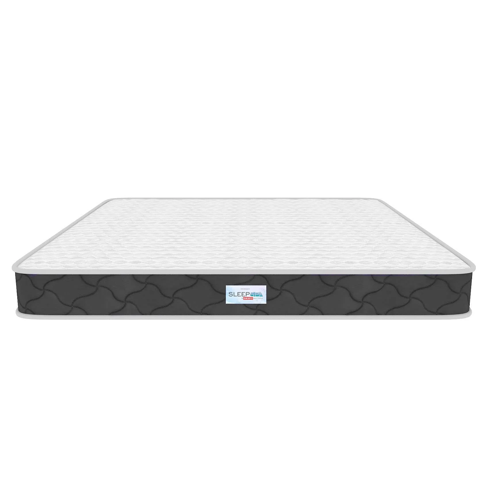 Coirfit 6-inch Single Size Natural COCOLATEX Coir & Latex Mattress with Milk Fiber Fabric (72X30X6, White)