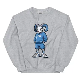 Cool Ram Vintage College Unisex Sweatshirt