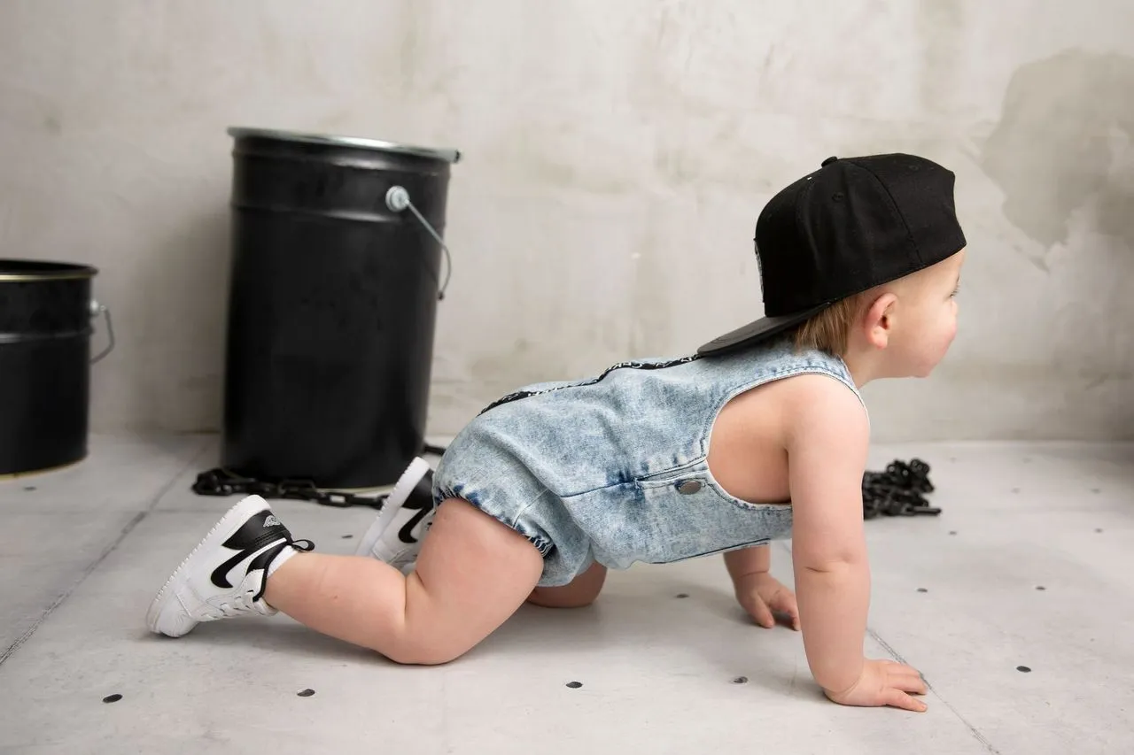 CS Denim Summer Romper - Blue