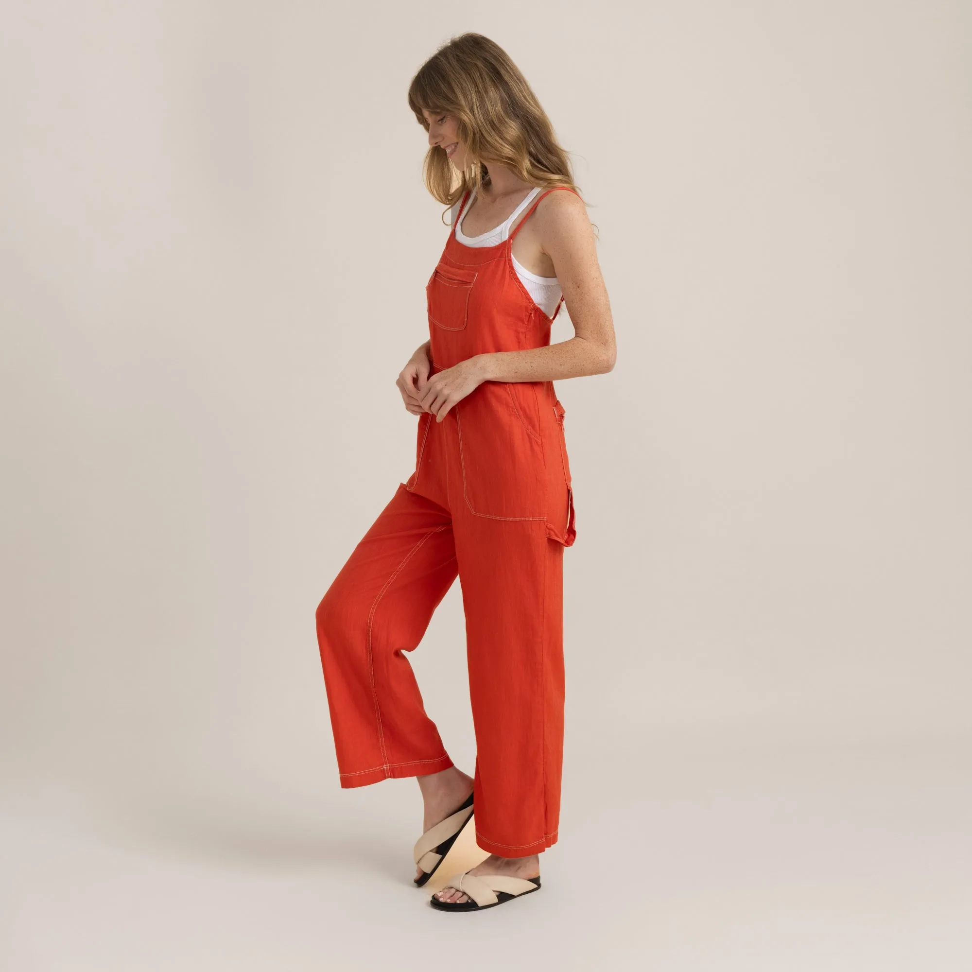 Daytrip Overall Jumpsuit - Spritz