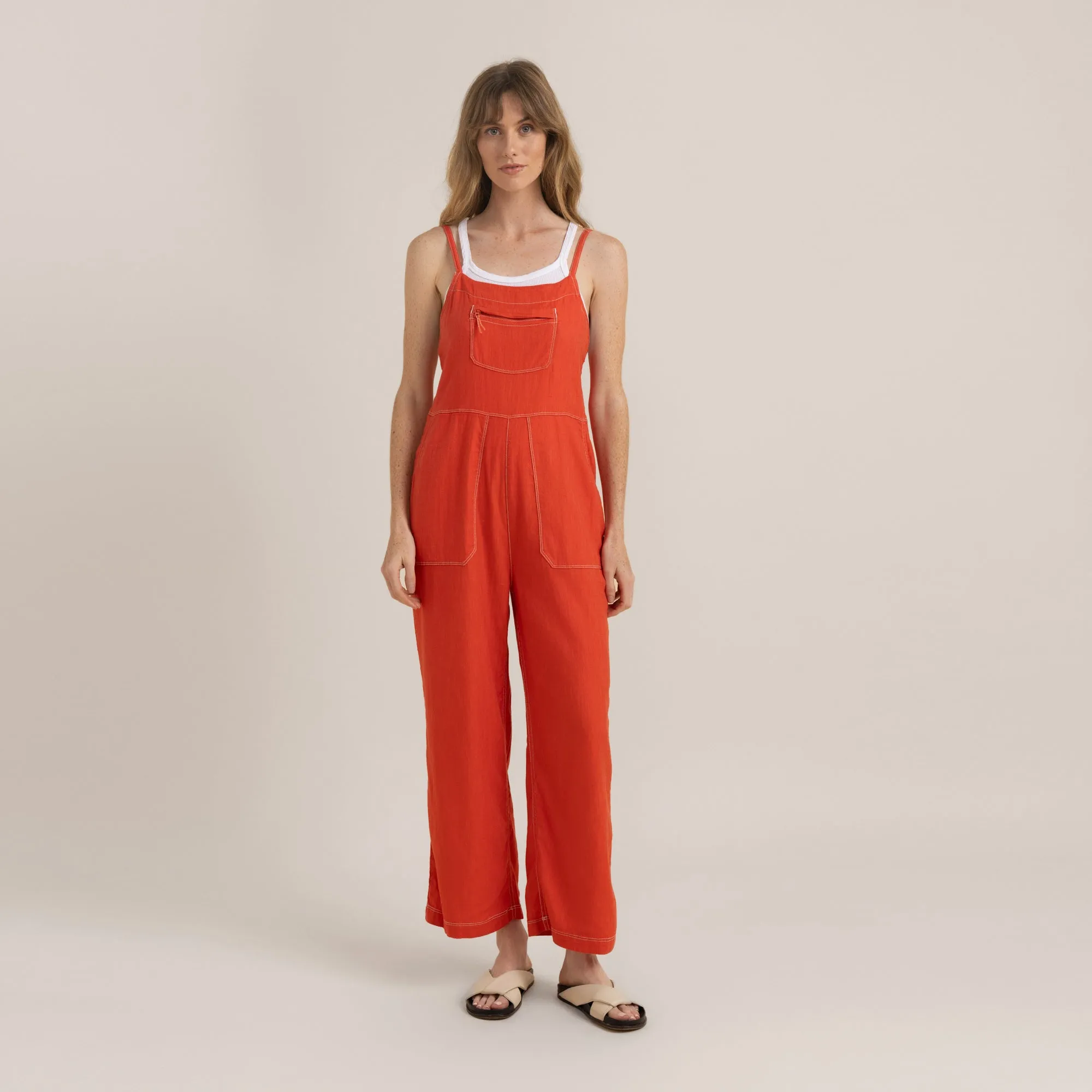 Daytrip Overall Jumpsuit - Spritz