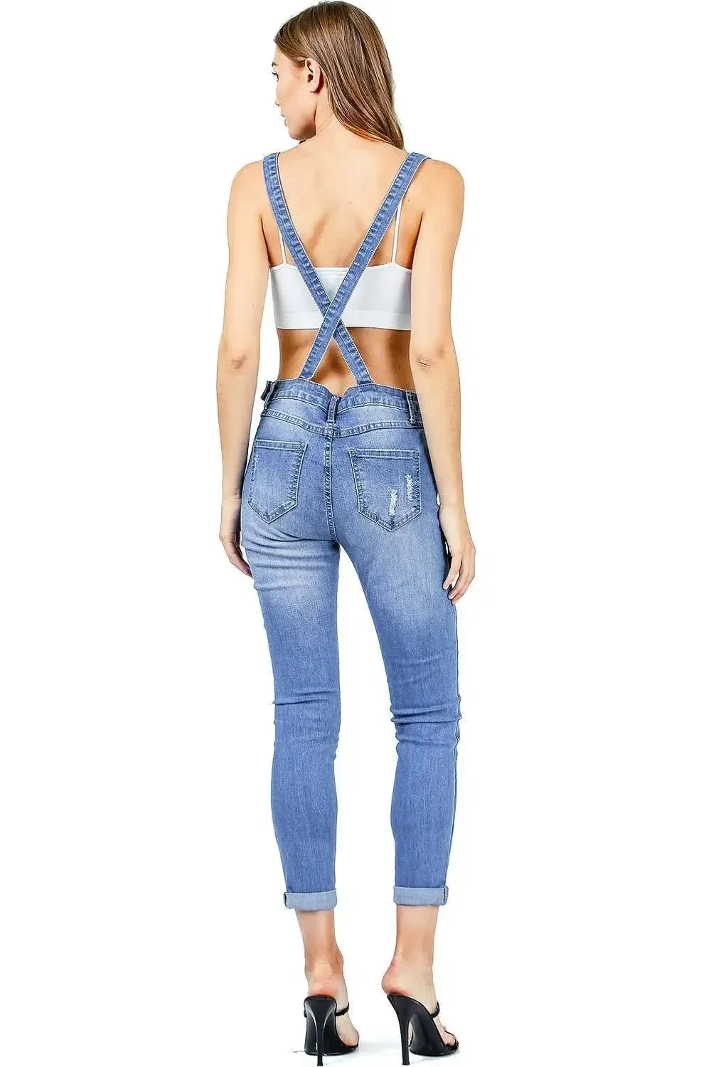 Denim Overall Jumpsuits
