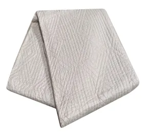 Diamond 130x160cm Throw Rug Dust