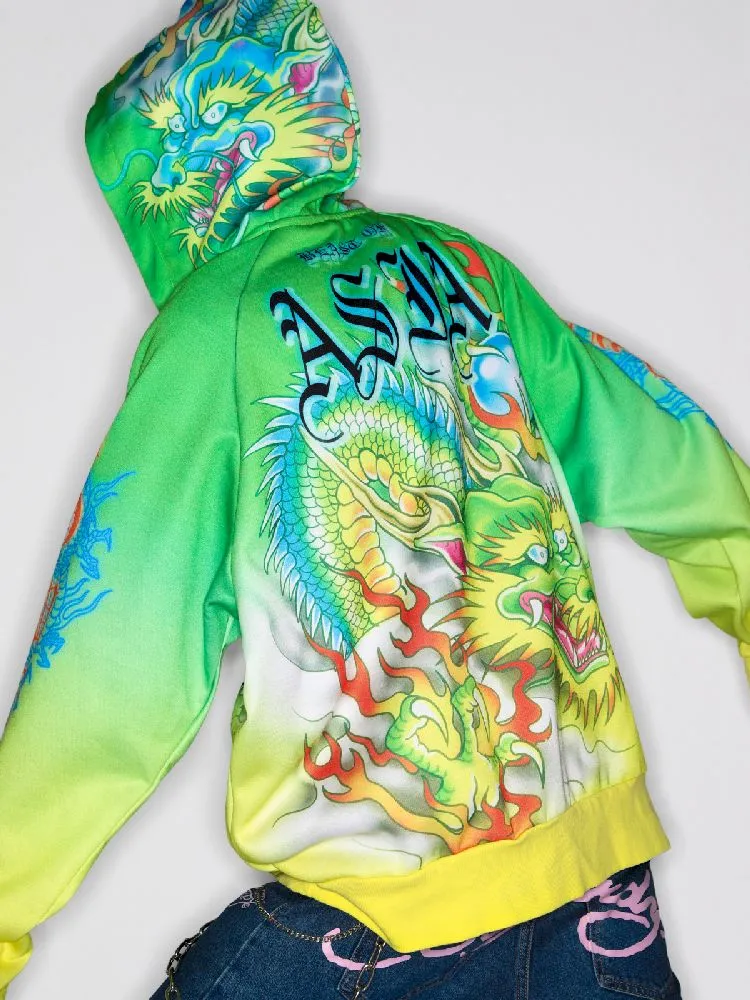 Dragon Millennium Y2K Hooded Zipper Jacket【s0000010271】