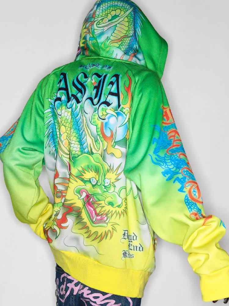Dragon Millennium Y2K Hooded Zipper Jacket【s0000010271】