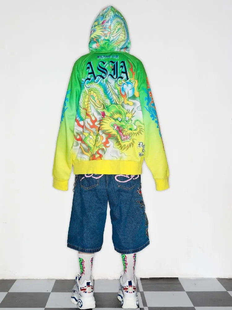 Dragon Millennium Y2K Hooded Zipper Jacket【s0000010271】