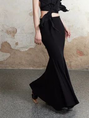 Elegant Drape Mermaid Long Skirt