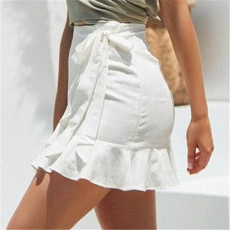 Elegant High Waist Short Skirt - GlamzLife