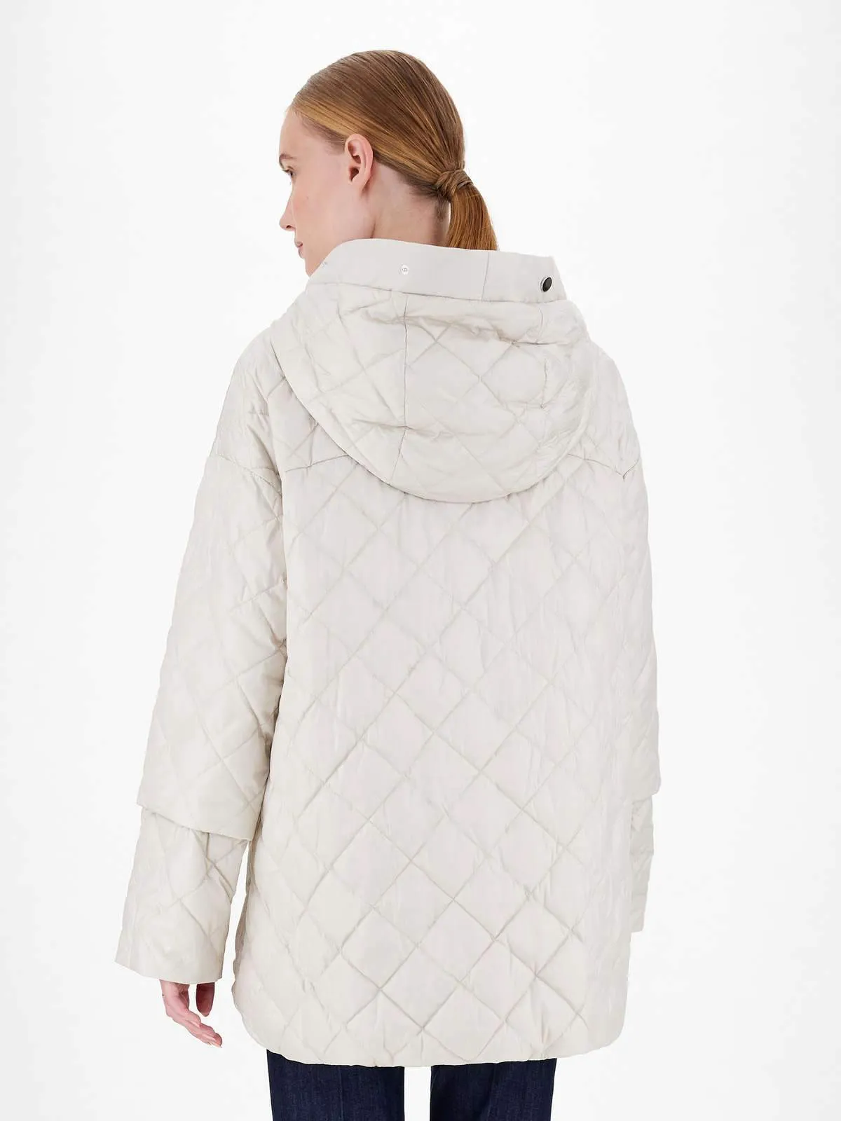 Enover Hooded Button Down Jacket