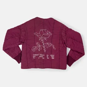 Flowerboy Project Vintage Quilted Liner| Burgundy