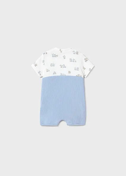Forest Friends Overall Kimono Romper
