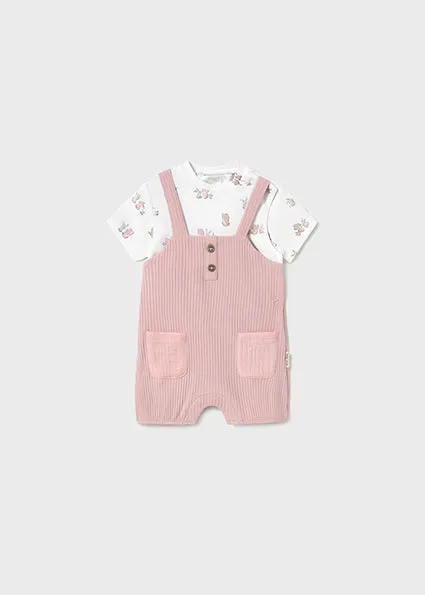 Forest Friends Overall Kimono Romper