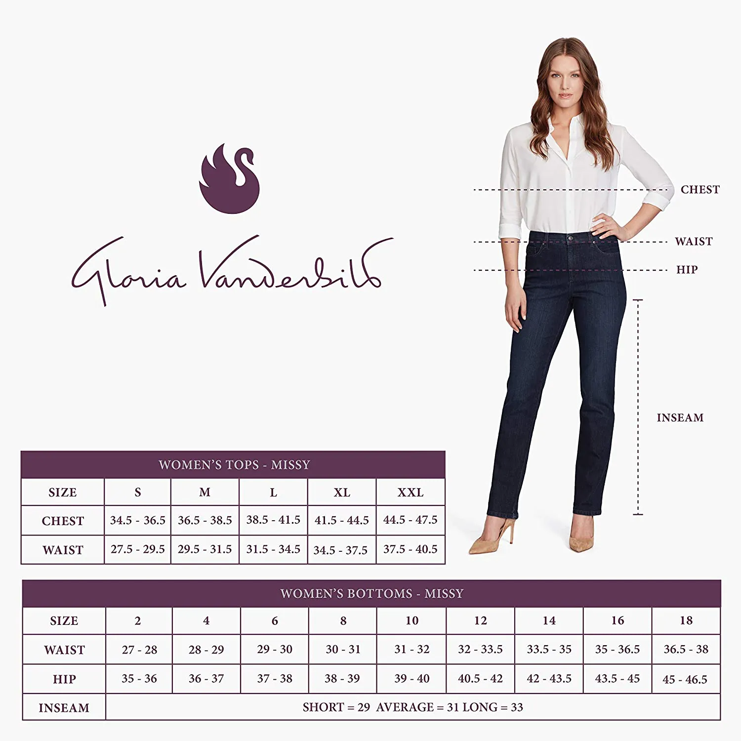 Gloria Vanderbilt Women's Generation Midrise Kick Boot Cut Jean