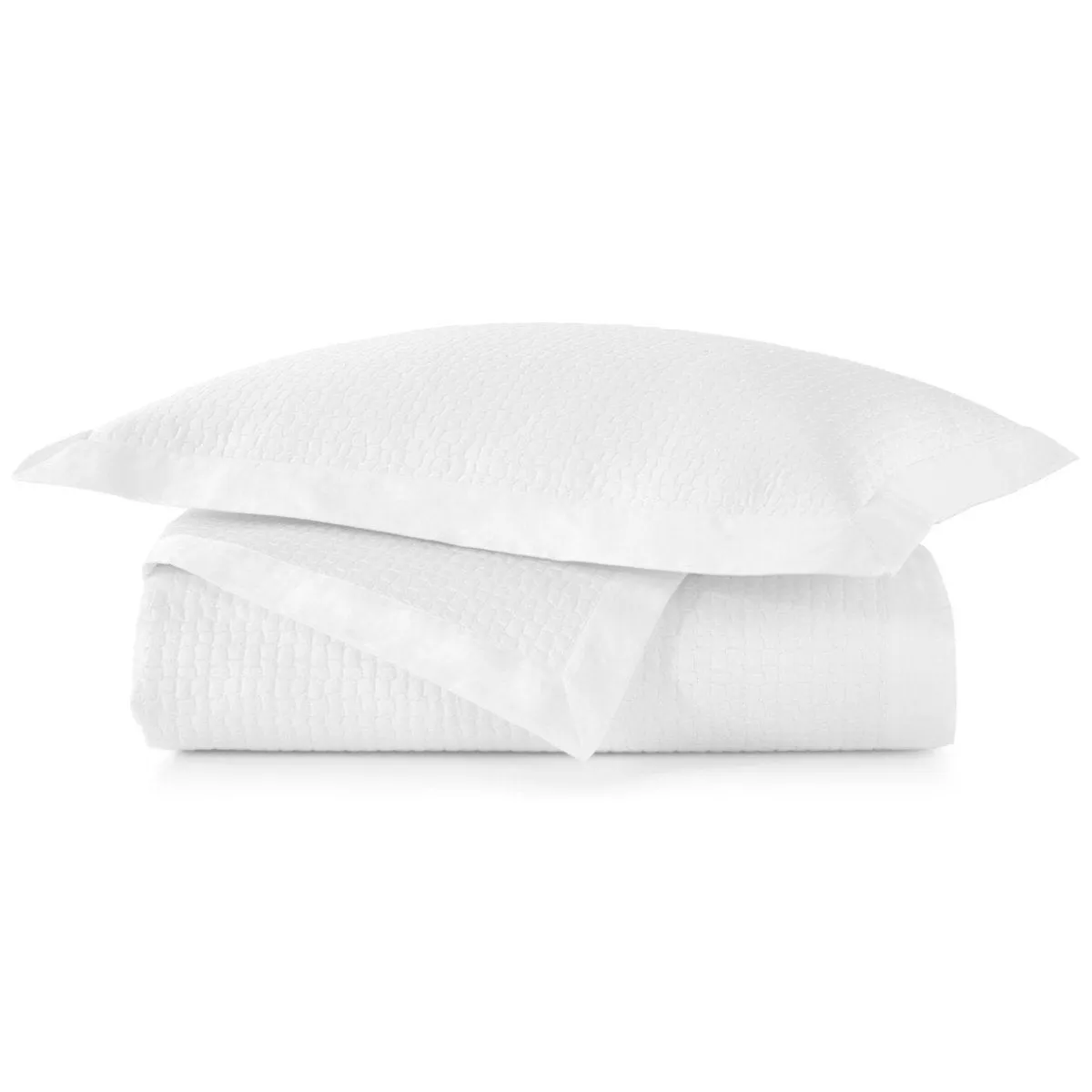 Hamilton White Quilted Coverlets by Peacock Alley