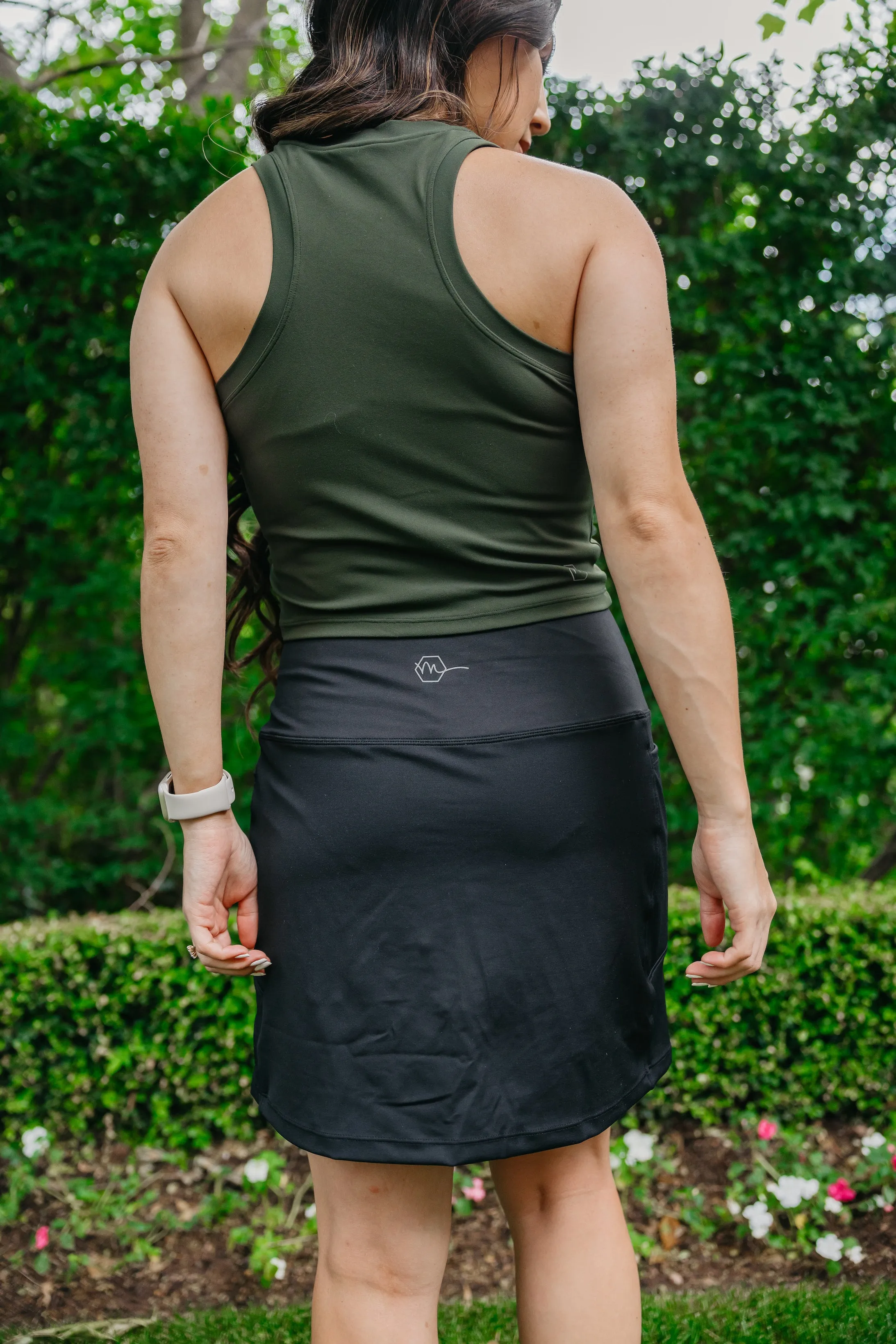 High Rise Active Skirt - Black