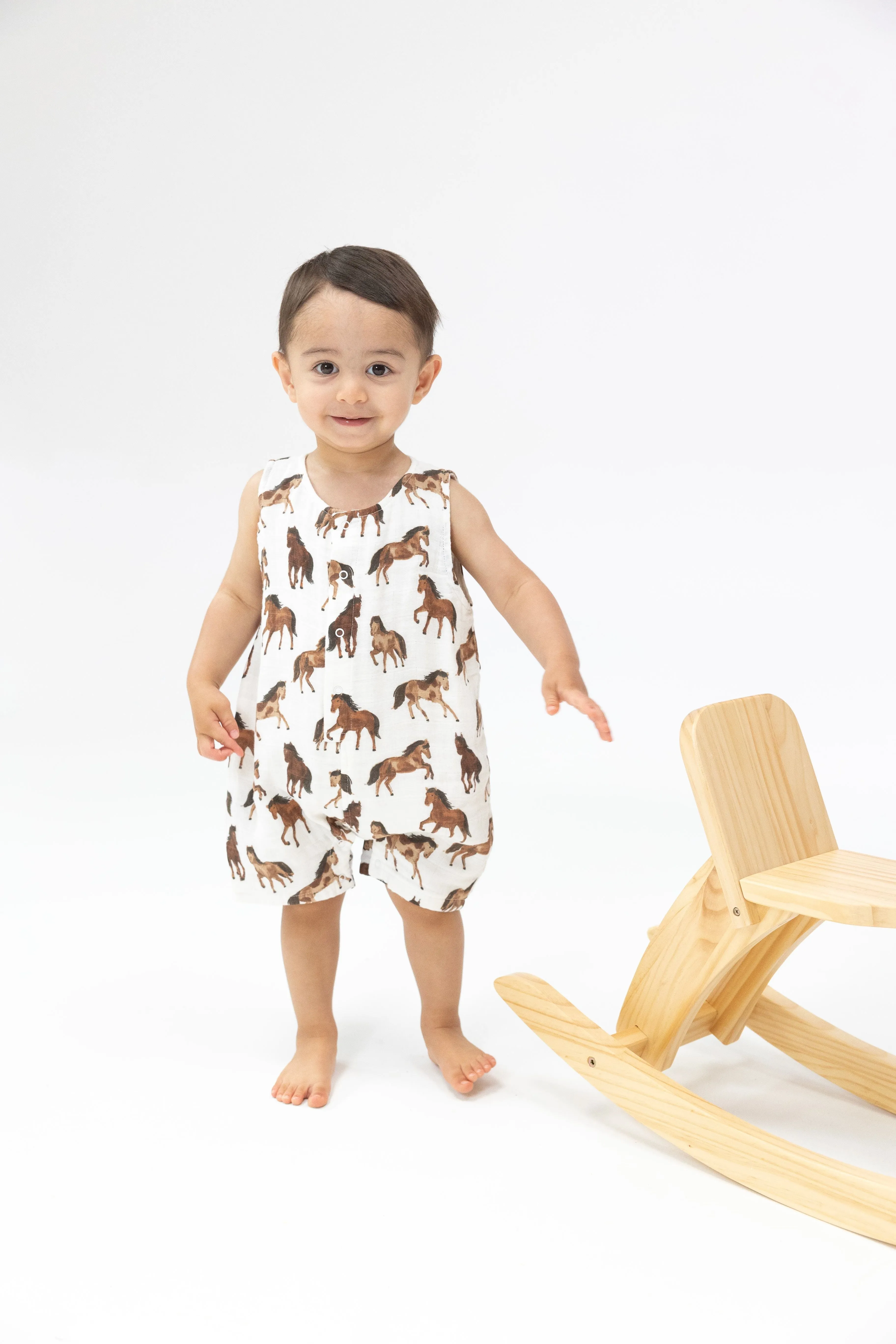 Horses Shortie Romper