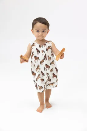 Horses Shortie Romper