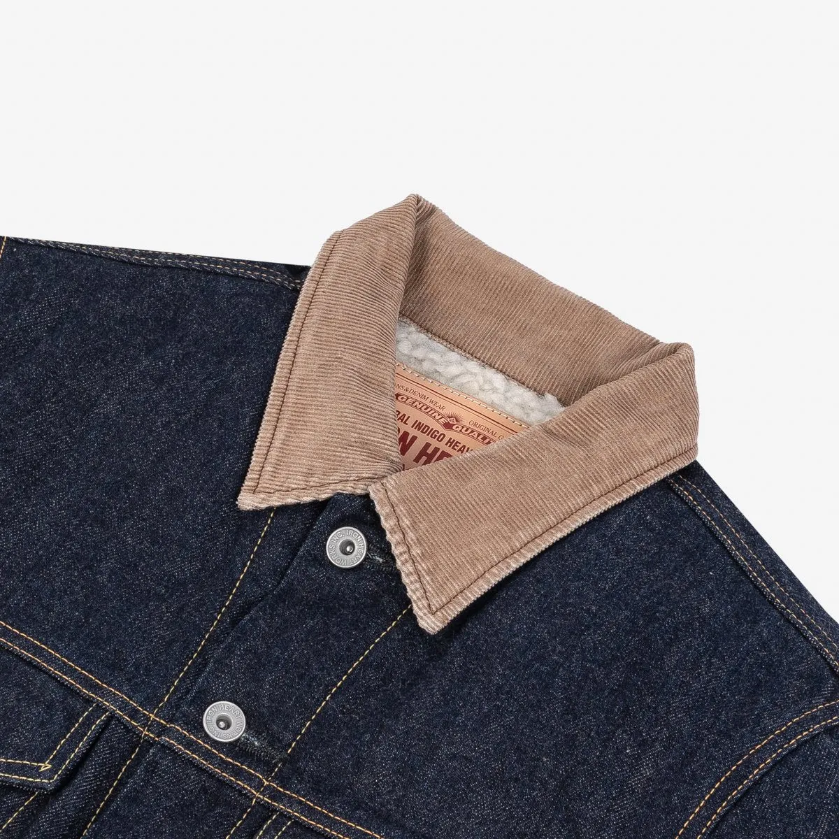 IH-526J-SL 17oz Selvedge Denim Fleece Lined Type III - Indigo
