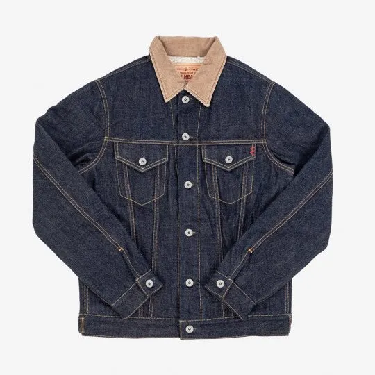 IH-526J-SL 17oz Selvedge Denim Fleece Lined Type III - Indigo