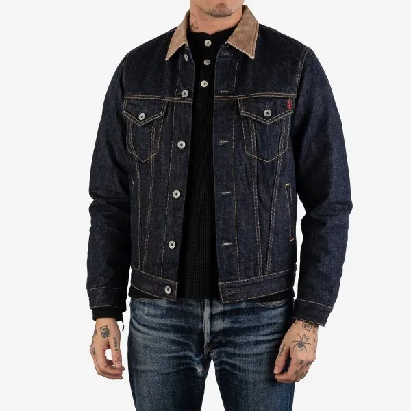 IH-526J-SL 17oz Selvedge Denim Fleece Lined Type III - Indigo