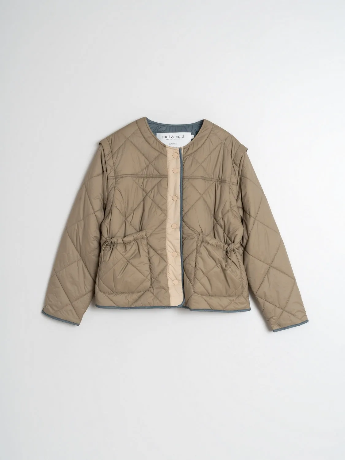Indi & Cold Padded Jacket/ Khaki
