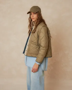 Indi & Cold Padded Jacket/ Khaki