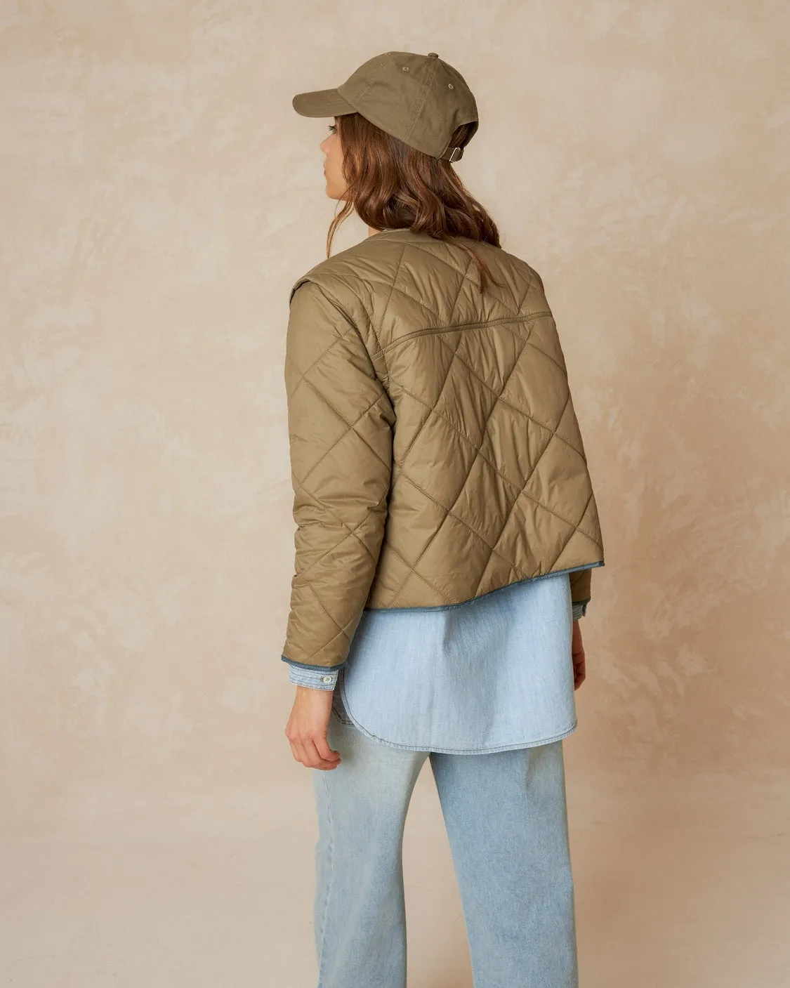 Indi & Cold Padded Jacket/ Khaki