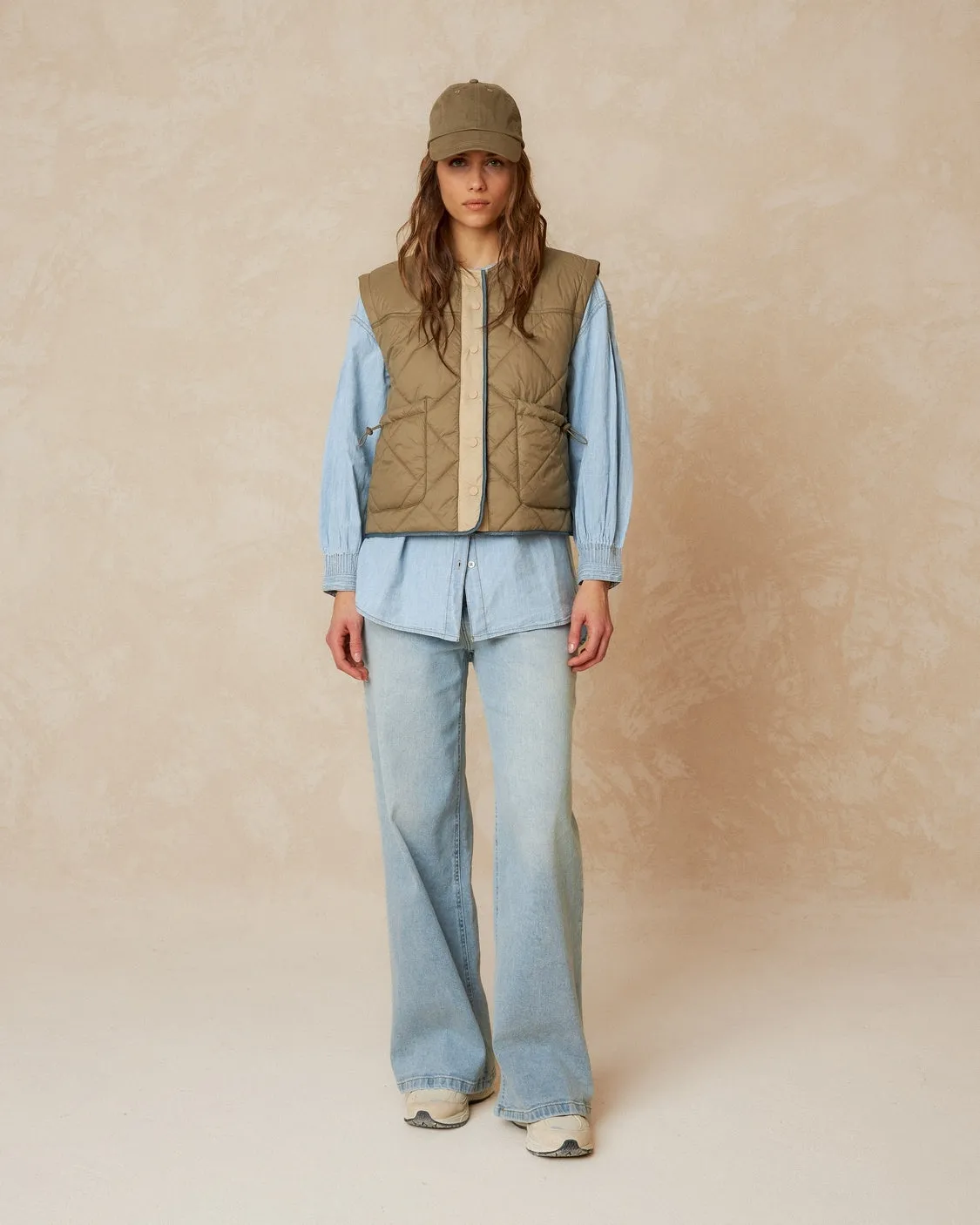Indi & Cold Padded Jacket/ Khaki