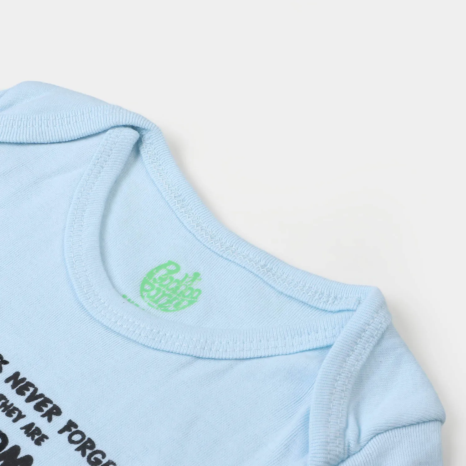 Infant Basic Cotton Romper Unisex Awesome - Sky Blue