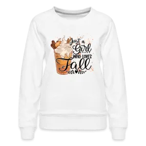 Just A Girl Who Loves Fall Women’s Premium Sweatshirt